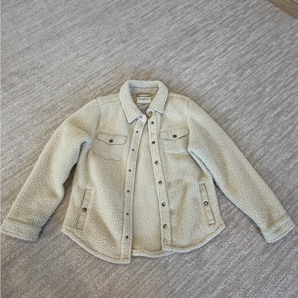 Goodfellow & Co Beige Sherpa Jacket